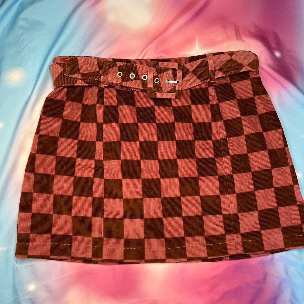 Wild Fable Y2K Checkerboard Mini Skirt -  size 14